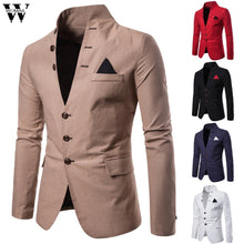 Load image into Gallery viewer, Womail Blazer Men Autumn formal dress jacket Casual Slim Fit Stylish Suit Coat Party Wedding Terno Masculino Blazers Men P925