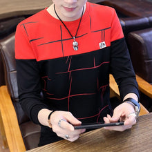 Load image into Gallery viewer, 2020 new men t shirt casual long sleeve men's basic tops tees stretch t shirt mens clothing chemise homme