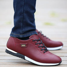 Load image into Gallery viewer, 2019 Fashion Loafers Walking Footwear Tenis Feminino Outdoor Breathable Sneakers Men's PU Leather Business Casual Shoes for Male