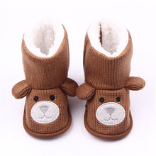 Load image into Gallery viewer, Baby Winter Boots Infant Toddler Newborn Cute Cartoon Bear Shoes Girls Boys First Walkers Super Keep Warm Snowfield Booties Boot
