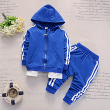 Load image into Gallery viewer, 2020 Spring Baby Casual Tracksuit Children Boy Girl Cotton Zipper Jacket Pants 2Pcs/Sets Kids Leisure Sport Suit Infant Clothing