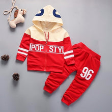 Load image into Gallery viewer, 2020 Spring Baby Casual Tracksuit Children Boy Girl Cotton Zipper Jacket Pants 2Pcs/Sets Kids Leisure Sport Suit Infant Clothing