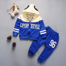 Load image into Gallery viewer, 2020 Spring Baby Casual Tracksuit Children Boy Girl Cotton Zipper Jacket Pants 2Pcs/Sets Kids Leisure Sport Suit Infant Clothing
