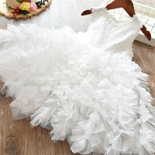 Load image into Gallery viewer, Children Formal Clothes Kids Fluffy Cake Smash Dress Girls Clothes For Christmas Halloween Birthday Costume Tutu Lace Outfits 8T