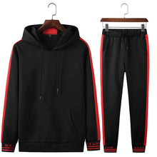 Load image into Gallery viewer, Sets Tracksuit Men Autumn Winter Hooded Sweatshirt Drawstring Outfit Sportswear 2019 Male Suit Pullover Two Piece Set Casual