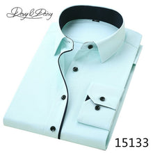 Load image into Gallery viewer, DAVYDAISY Hot Sale High Quality Men Shirt Long Sleeve Twill Solid Causal Formal Business Shirt Brand Man Dress Shirts DS085