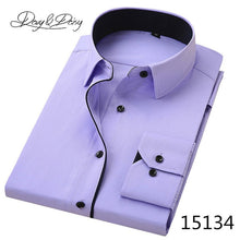 Load image into Gallery viewer, DAVYDAISY Hot Sale High Quality Men Shirt Long Sleeve Twill Solid Causal Formal Business Shirt Brand Man Dress Shirts DS085