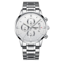 Load image into Gallery viewer, NIBOSI Mens Watches Luxury Top Brand Gold Watch Men Relogio Masculino Automatic Date Watch Quartz Luminous Calendar Wristwatch