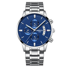 Load image into Gallery viewer, NIBOSI Mens Watches Luxury Top Brand Gold Watch Men Relogio Masculino Automatic Date Watch Quartz Luminous Calendar Wristwatch