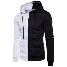 Load image into Gallery viewer, 2019 Zipper Men Jackets Autumn Winter Casual Fleece Coats Bomber Jacket Scarf Collar Fashion Hooded Male Outwear Slim Fit Hoody