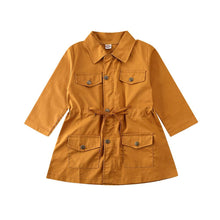 Load image into Gallery viewer, 2020 Fashion Infant Baby Girls Boys Kids Jacket Coat Solid Single Breasted Jacket Autumn Winter Warm Children Tops 2-7Y