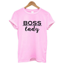 Load image into Gallery viewer, boss lady baby Letters Print Women tshirt Cotton Casual Funny t shirt For Lady Top Tee Hipster Tumblr Drop Ship Z-908