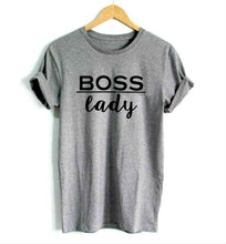 Load image into Gallery viewer, boss lady baby Letters Print Women tshirt Cotton Casual Funny t shirt For Lady Top Tee Hipster Tumblr Drop Ship Z-908