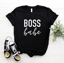 Load image into Gallery viewer, boss lady baby Letters Print Women tshirt Cotton Casual Funny t shirt For Lady Top Tee Hipster Tumblr Drop Ship Z-908