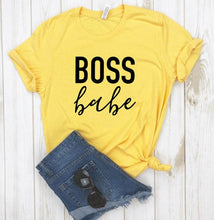 Load image into Gallery viewer, boss lady baby Letters Print Women tshirt Cotton Casual Funny t shirt For Lady Top Tee Hipster Tumblr Drop Ship Z-908
