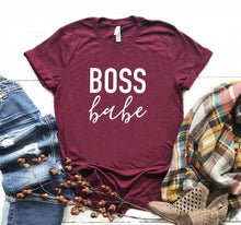 Load image into Gallery viewer, boss lady baby Letters Print Women tshirt Cotton Casual Funny t shirt For Lady Top Tee Hipster Tumblr Drop Ship Z-908