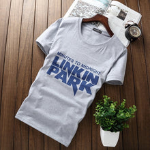 Load image into Gallery viewer, Men's T-Shirts 5XL Tee Shirt Homme Summer Short Sleeve Men T Shirts LINKIN PARK letter print Male TShirts Camiseta Tshirt Homme