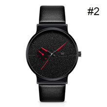 Load image into Gallery viewer, SHAARMS Men Watch Business Watch Leather Band Stainless Steel Quartz Wristwatch Casual Simple Watches Black Luxury Brand