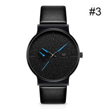 Load image into Gallery viewer, SHAARMS Men Watch Business Watch Leather Band Stainless Steel Quartz Wristwatch Casual Simple Watches Black Luxury Brand