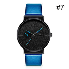 Load image into Gallery viewer, SHAARMS Men Watch Business Watch Leather Band Stainless Steel Quartz Wristwatch Casual Simple Watches Black Luxury Brand