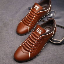 Load image into Gallery viewer, men's senakers shoes casual no-leather sport shoes Men solid Fashion Solid Leather Business Sport Flat Round Toe Casual Shoes