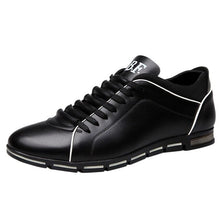 Load image into Gallery viewer, men's senakers shoes casual no-leather sport shoes Men solid Fashion Solid Leather Business Sport Flat Round Toe Casual Shoes