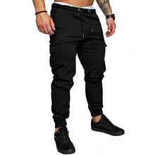 Load image into Gallery viewer, ASALI Solid Sweatpants Men Joggers Multi-pocket Pants Autunm 2019 New Fashion Long Trousers Male Elastic Waist Men's Sportswear