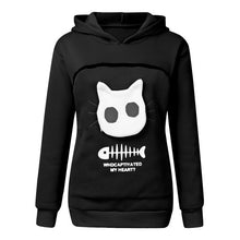 Load image into Gallery viewer, 2019 winter women hooded sweatshirts Women's Sweatshirt Animal Pouch Hood Tops Carry Cat Breathable Pullover sweatshirts#g3