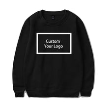 Load image into Gallery viewer, WAMNI Customized logo Print Hoodies wholesale Sweatshirts Cotton Hoodies Unisex DIY Logo Streetwear Drop Shipping clothing