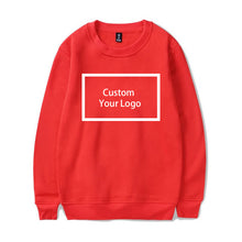 Load image into Gallery viewer, WAMNI Customized logo Print Hoodies wholesale Sweatshirts Cotton Hoodies Unisex DIY Logo Streetwear Drop Shipping clothing
