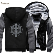 Load image into Gallery viewer, Odin Vikings Hoodie Men Viking Berserker Stylish Jacket 2018 Winter Brand Warm Fleece Hip Hop Hooded Sweatshirt Coat Homme 5XL