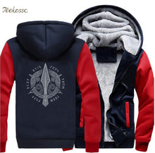 Load image into Gallery viewer, Odin Vikings Hoodie Men Viking Berserker Stylish Jacket 2018 Winter Brand Warm Fleece Hip Hop Hooded Sweatshirt Coat Homme 5XL