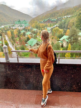 Load image into Gallery viewer, Ohvera Knitted 2 Piece Set Women Long Sleeve Crop Tops And Long Pants Sexy 2018 Winter Sweater Two Piece Set Outfits