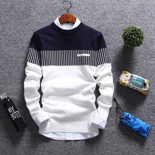 Load image into Gallery viewer, 2020 New Men's Autumn Winter Pullover Wool Slim Fit Striped Knitted Sweaters Mens Brand Clothing Casual pull homme hombre