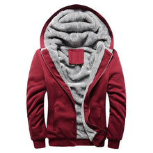 Load image into Gallery viewer, 2020 New Men Hoodies Winter Thick Warm Fleece Zipper Men Hoodies Coat Sportwear Male Streetwear Hoodies Sweatshirts Men 4XL 5XL