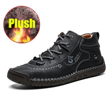 Load image into Gallery viewer, ZUNYU Leather Men Casual Shoes British Style Comfortable Men Fashion Walking Shoes Big Size Brown Black Man Soft Flat Footwear