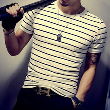 Load image into Gallery viewer, 2020 Summer Fashion Men's T Shirt Casual Patchwork Short Sleeve Men T-Shirt Mens Clothing Casual Slim Fit Hip-Hop Top Tees 5XL