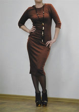 Load image into Gallery viewer, 2019 Autumn Hot Slim Bodycon Dress Women Solid Color Chic Party Dresses Casual Sleep Wear Inside Wear Vestidos Pencil Dress