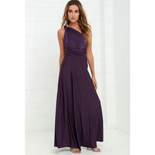 Load image into Gallery viewer, Sexy Women Multiway Wrap Convertible Boho Maxi Club Red Dress Bandage Long Dress Party Bridesmaids Infinity Robe Longue Femme