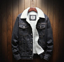 Load image into Gallery viewer, Autumn New Hooded Denim Jacket Men's Men's Hip Hop Men's Retro Denim Jacket Street Casual Bomber Jacket Harajuku Fashion Coat