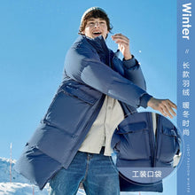 Load image into Gallery viewer, SEMIR 2019 New Clothing Winter Down Jacket Men Business Long Thick Winter Coat Men Solid Fashion Outerwear Warm Long Coat Man