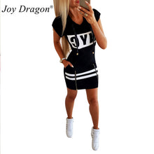 Load image into Gallery viewer, Women Dresses Summer 2020 Vetement Femme Vestidos Casuales Vestido Mujer Sukienka Mini Hooded Robe Ete Moda Feminina Club Wear