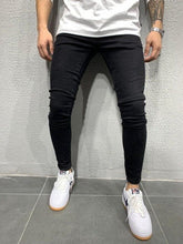 Load image into Gallery viewer, Stretch Skinny Jeans Men Brand New Hip Hop Mens Biker Denim Pants Trousers Casual Slim Fit Black Pencil Pants Plus Size S-3XL