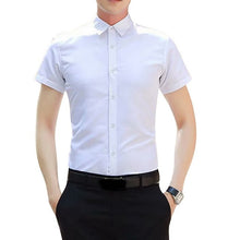Load image into Gallery viewer, New Men's Shirt Long Sleeve Casual Shirts Men Dress Slim Solid Business Dress Shirt Spring Autumn Men's Dress Shirt With Button