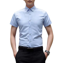 Load image into Gallery viewer, New Men's Shirt Long Sleeve Casual Shirts Men Dress Slim Solid Business Dress Shirt Spring Autumn Men's Dress Shirt With Button