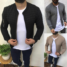 Load image into Gallery viewer, Fashion Quality Men's Autumn Pleats Fit Jacket Zipper Cardigan Slim sport men's Casual coat Men Hip Hop Man Jacket Bomber Jacket