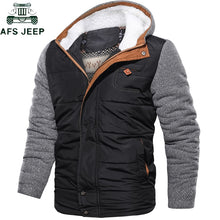 Load image into Gallery viewer, Brand Parkas Winter Jacket Men European size M-3XL  Casual Slim Cotton Thick Mens Coat Parkas With Hooded Warm Casaco Masculino
