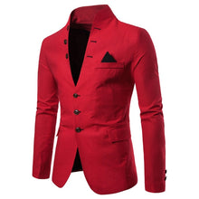 Load image into Gallery viewer, Womail Blazer Men Autumn formal dress jacket Casual Slim Fit Stylish Suit Coat Party Wedding Terno Masculino Blazers Men P925

