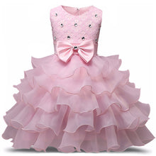 Load image into Gallery viewer, Flower Girl Dress Formal 3-8 Years Floral Baby Girls Dresses Vestidos 9 Colors Wedding Party Children Clothes Birthday Clothing
