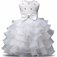 Load image into Gallery viewer, Flower Girl Dress Formal 3-8 Years Floral Baby Girls Dresses Vestidos 9 Colors Wedding Party Children Clothes Birthday Clothing
